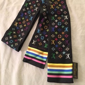 Authentic Louis Vuitton silk scarf bandeau